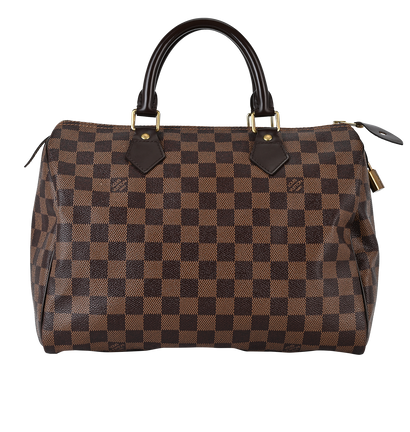 Speedy 30, &pound;850, Handbags, Brown, Canvas, Front view